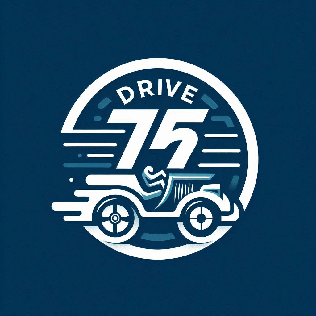 Drive 75 web design logo